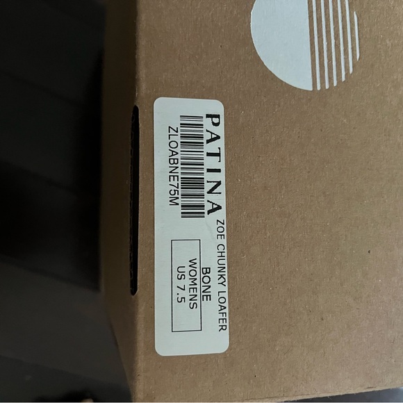 Portland Leather Company Patina Zoe Chunky Sole Leather Loafer in Bone color - Picture 6 of 6